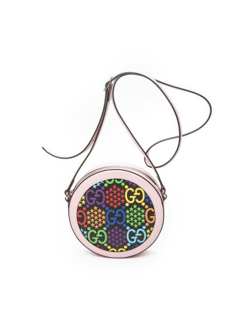 Gucci Mini GG Round Crossbody Pink - Picture 5 of 11